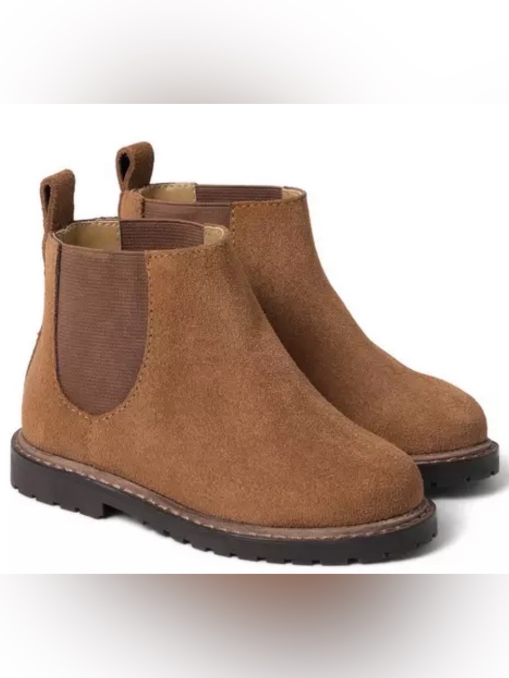NWOT Janie and Jack Toddler/Tween Tan Suede Chelsea Boots